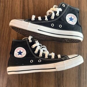 Converse Kids High-Top Black Sneakers